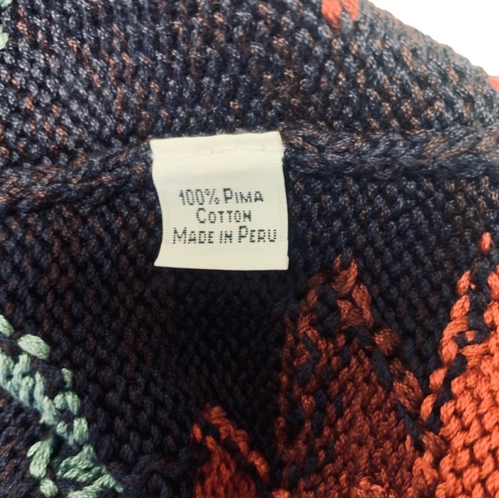 Peruvian Connection Floral Knit Sweater - Multicolor - Picture 8 of 11